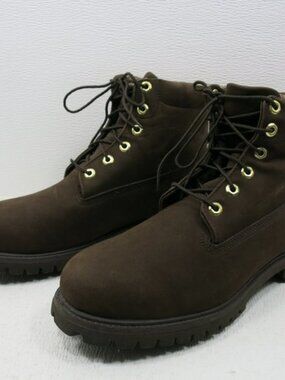 Timberland Nubuck Leather High Top Hiking Boots Soft Toe Working Footwear Sz 11